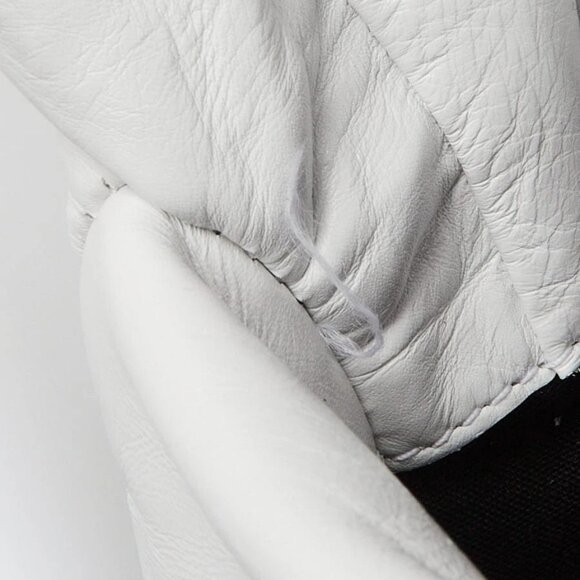 Balenciaga White Padded Leather Monaco Small Shoulder Bag - Picture 9 of 12